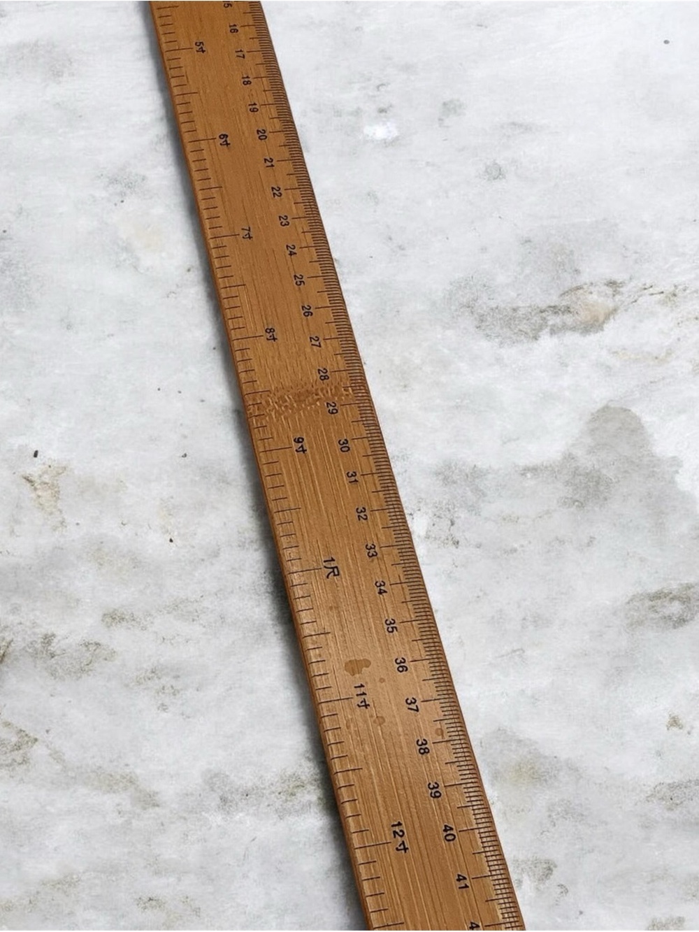 Bamboo Straightedge Ruler